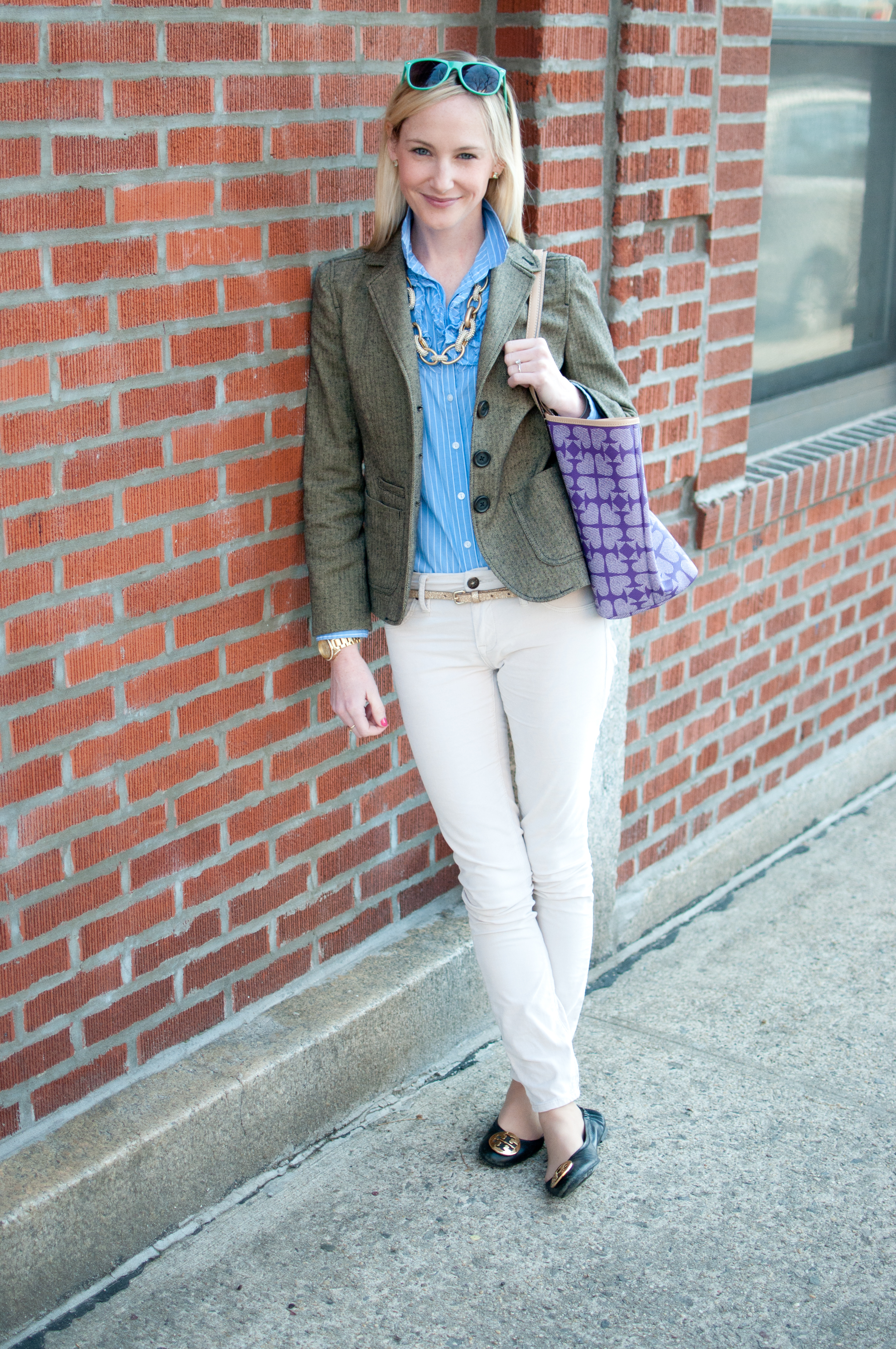 J Crew Herringbone Kate Spade