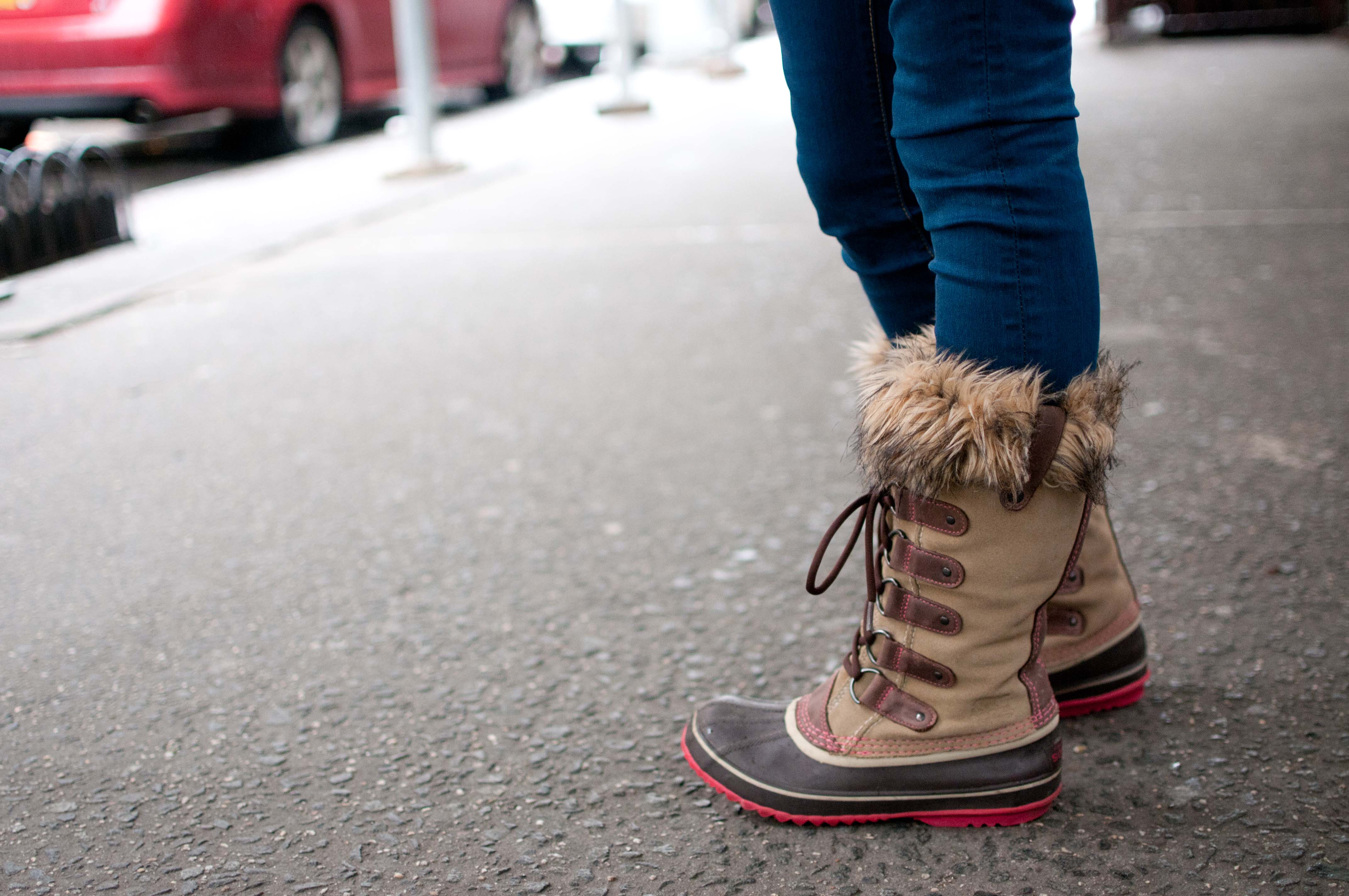 Pink Sorel Joan of Arctic Boots