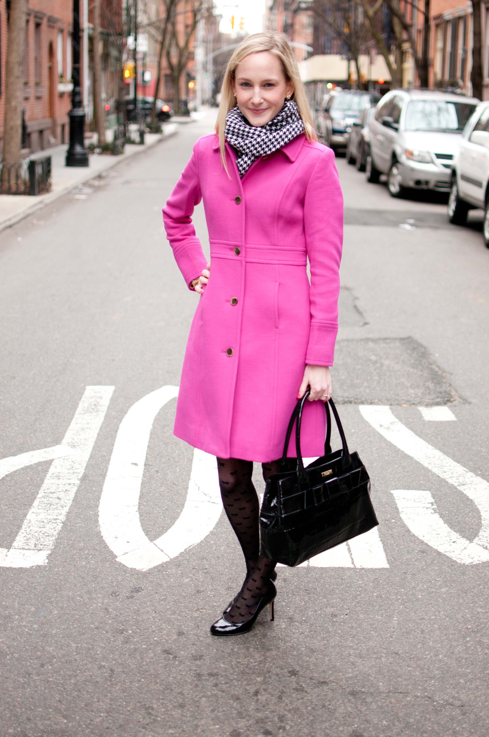 Hot Pink J.Crew Lady Day Coat