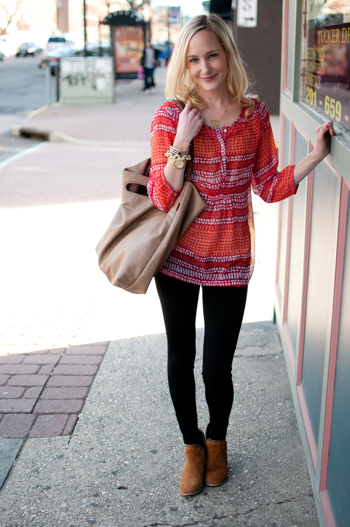 Tribal Prints, Leggings and Booties