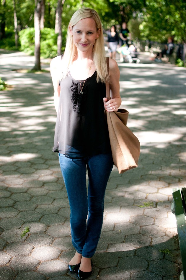 Strolls Along the Hudson River, NYC: Flowy Black Tops and Elephant ...