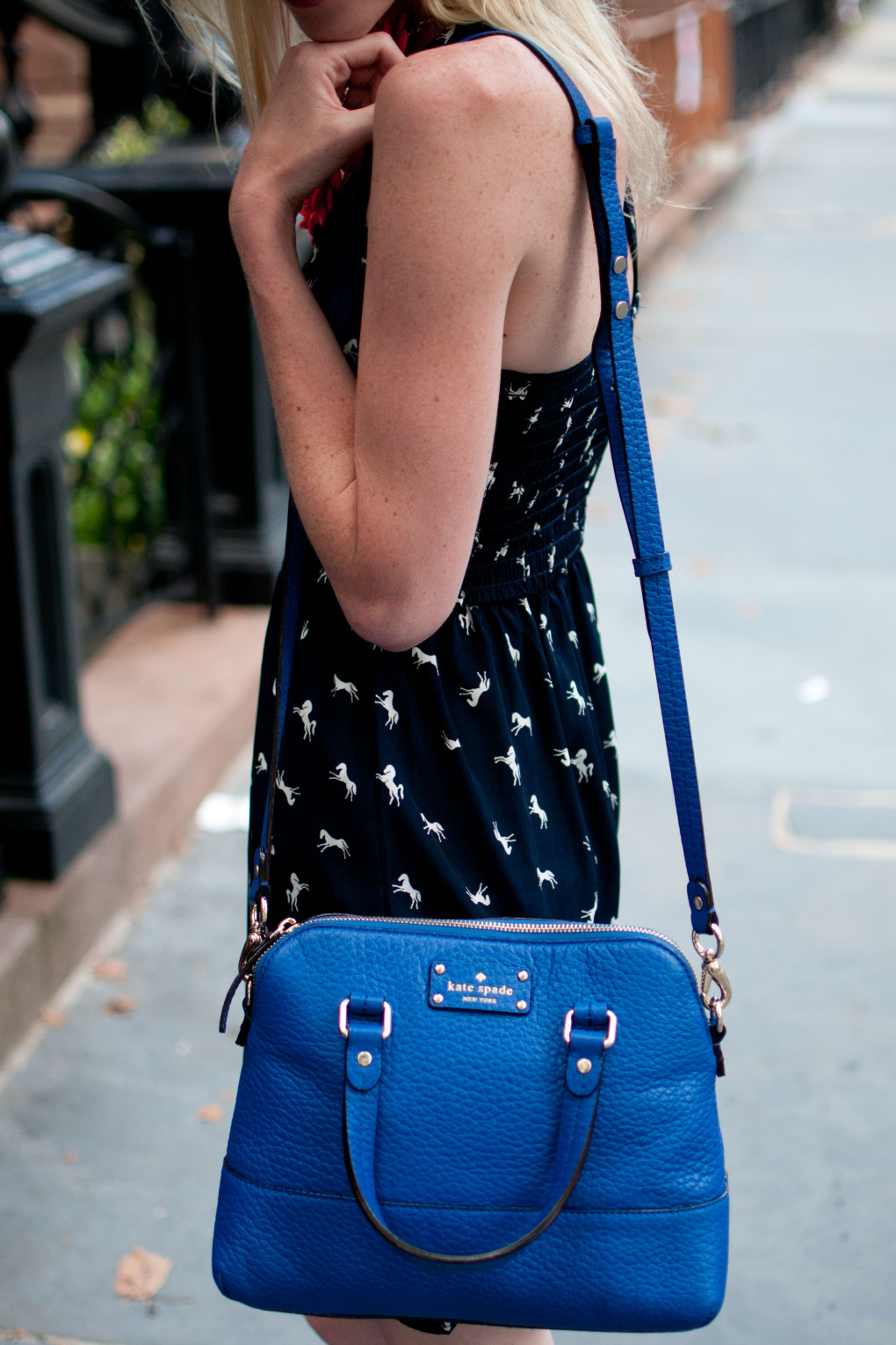 Fourth of July: Patriotic Outfits and Fireworks over the Hudson River