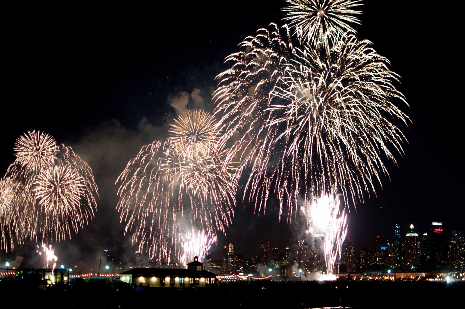 Fourth of July: Patriotic Outfits and Fireworks over the Hudson River