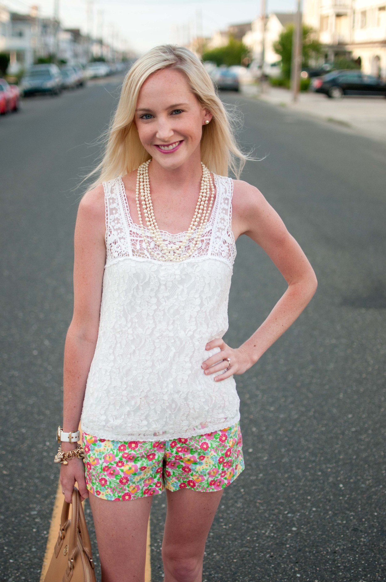 Shore Days: Floral Shorts, Hot Pink Sperrys and Lobster Dinners