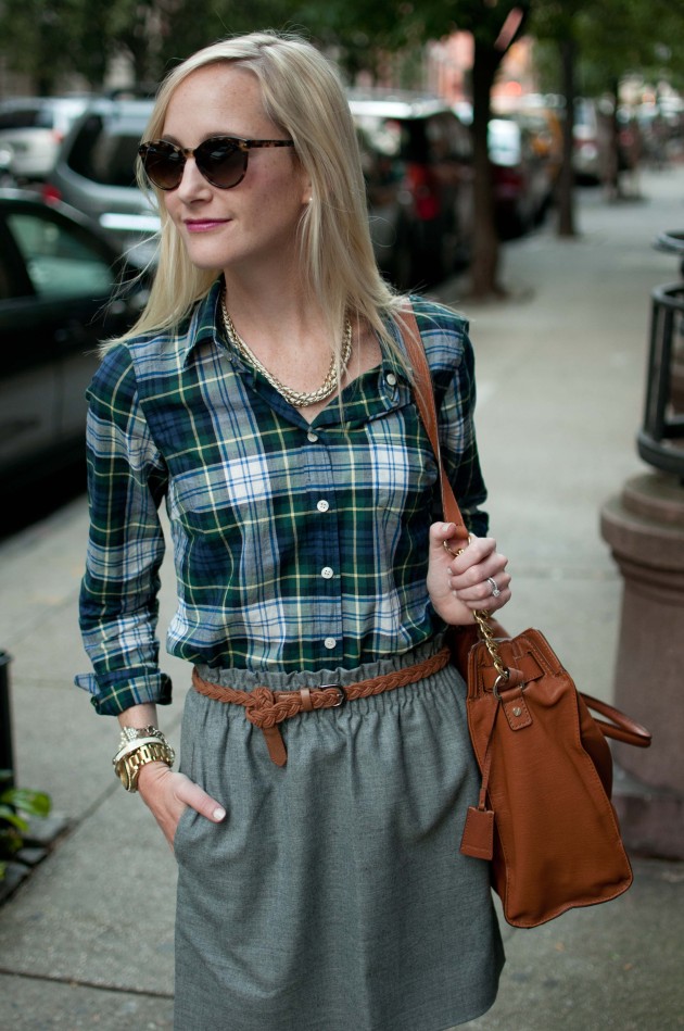 NYC Fall Days: Plaid, Wool and Suede