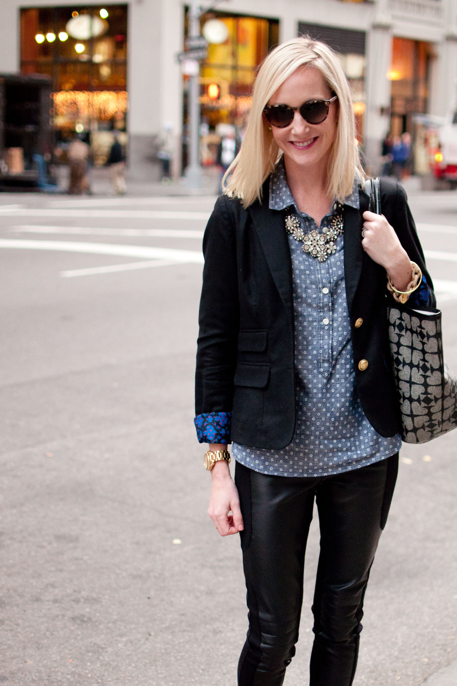 Just Add Sparkle: Blazers, Button-Downs and Benevolent Jewels