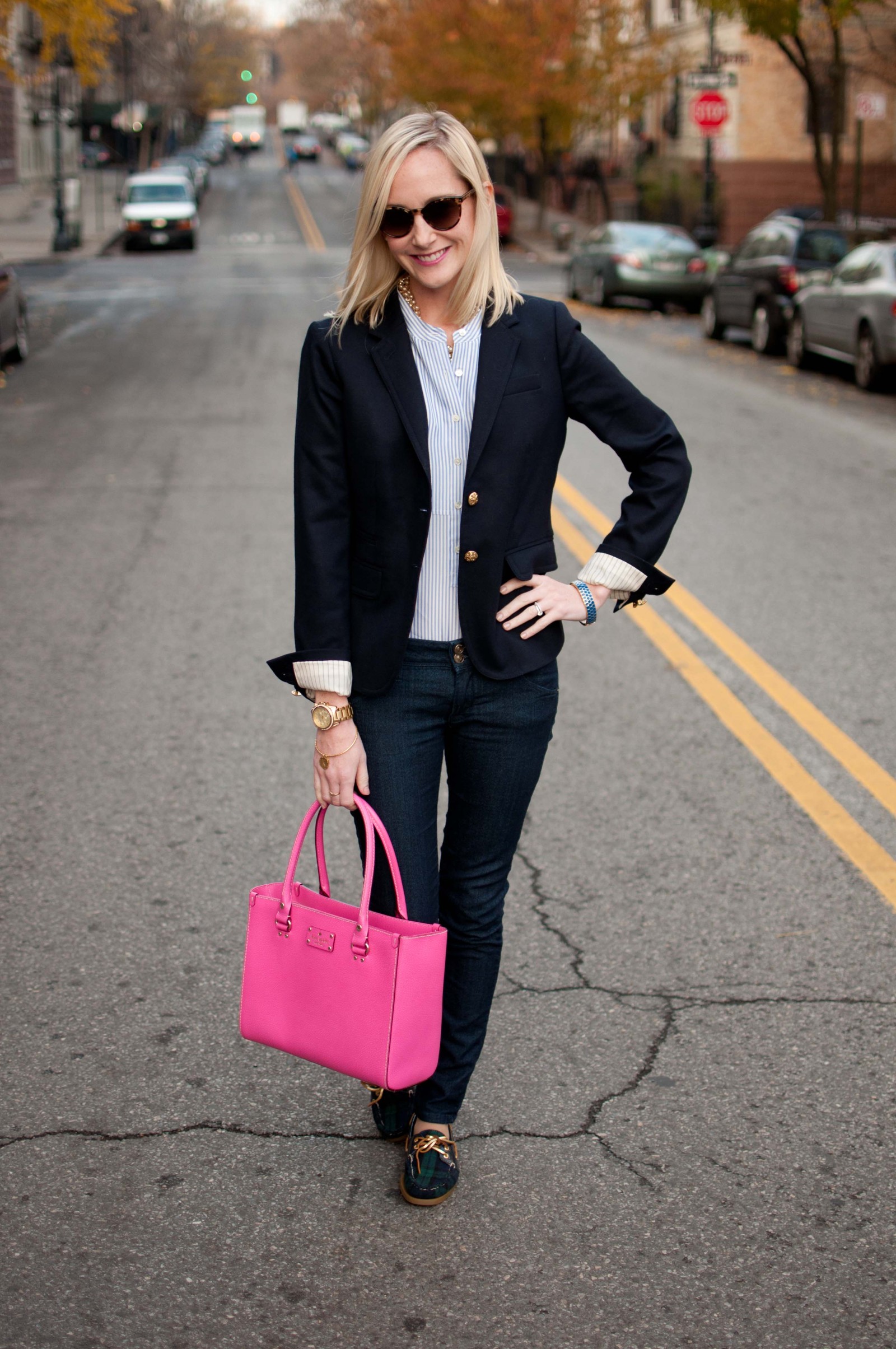 Harlem Prep: Pinstriped Shirts, Blazers and Skinnies