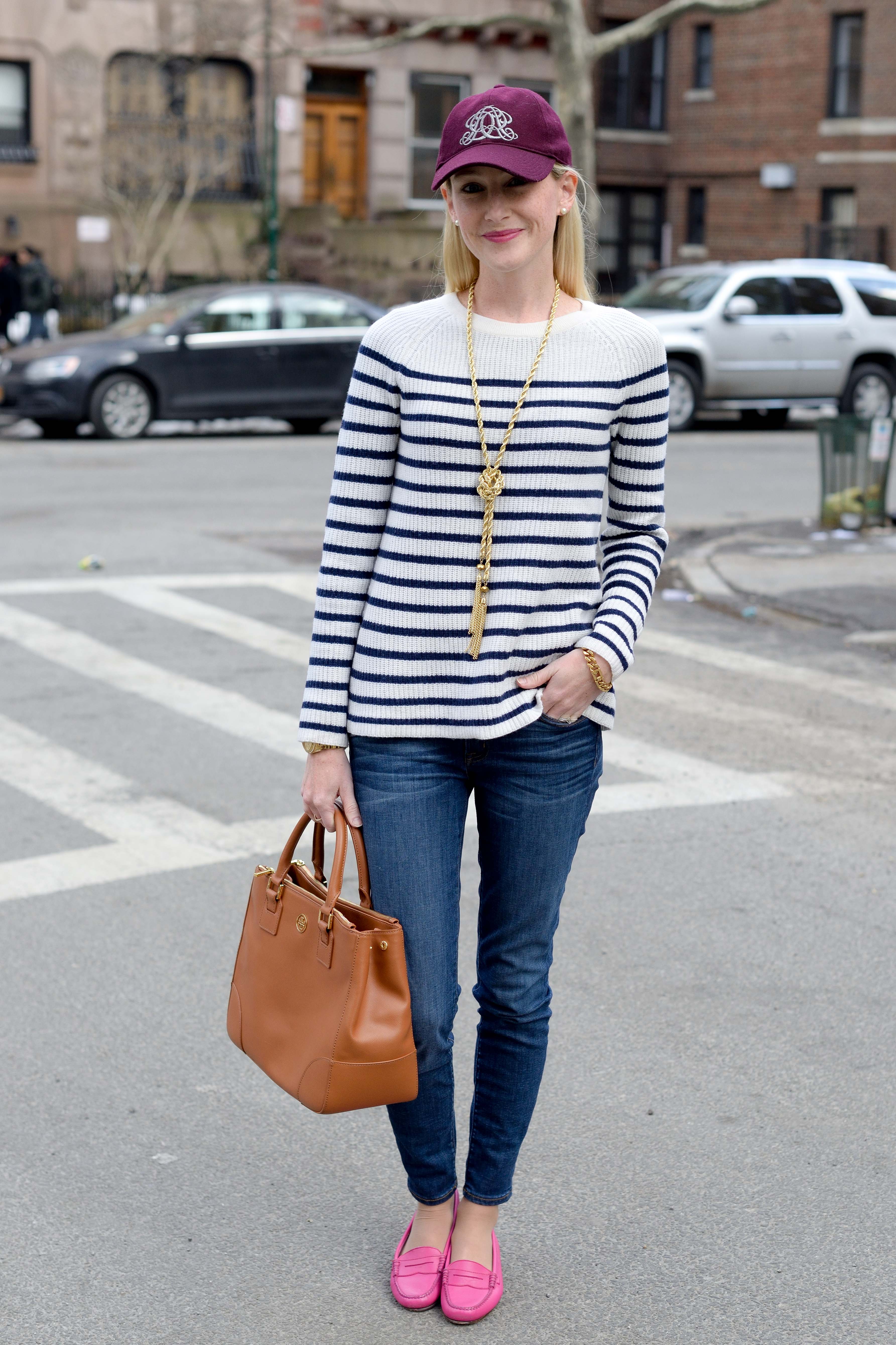 madewell striped elbow patch sweater-3