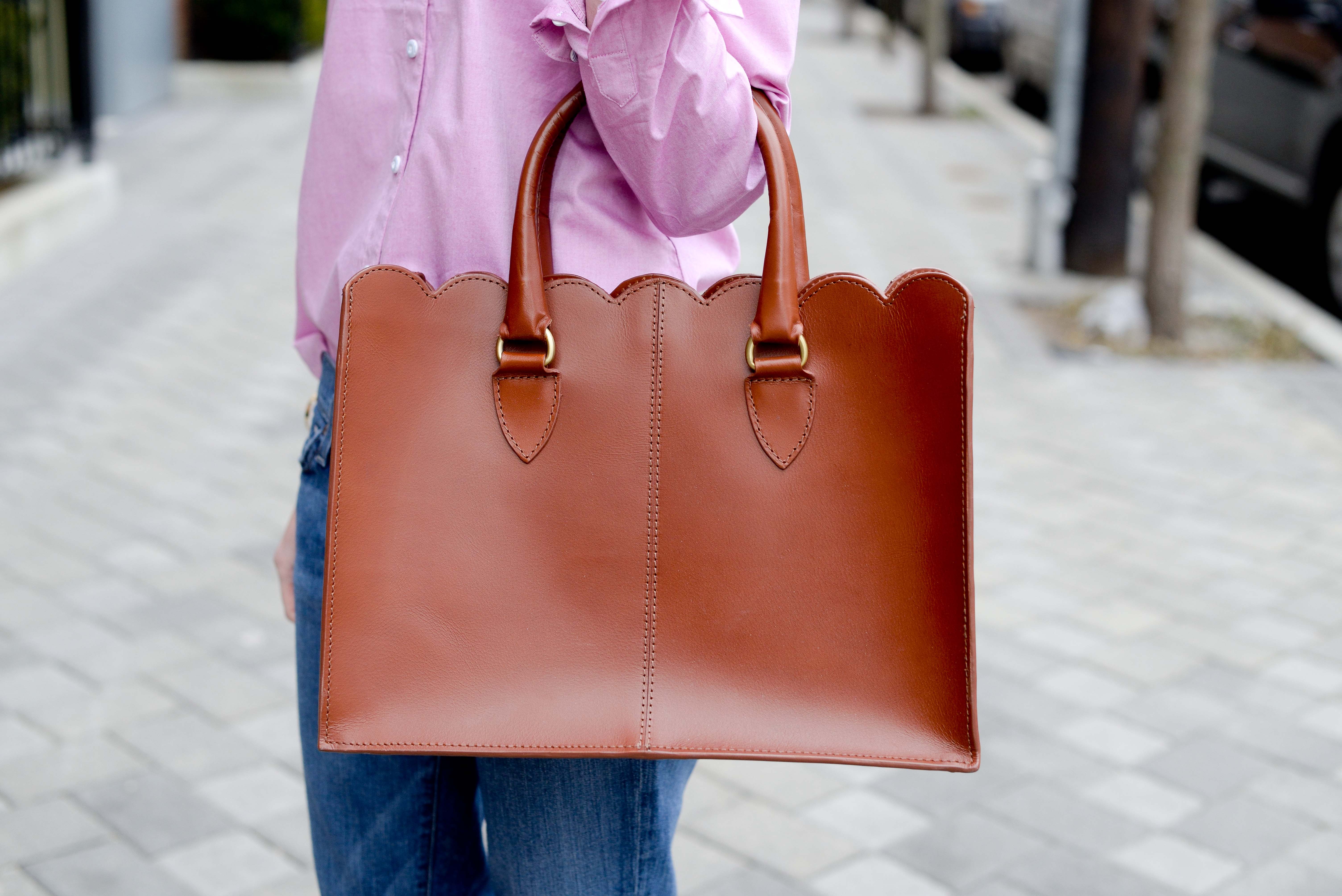 Boyfriend Jeans, Oversized Shirts and Metallic Oxfords (...and a break ...