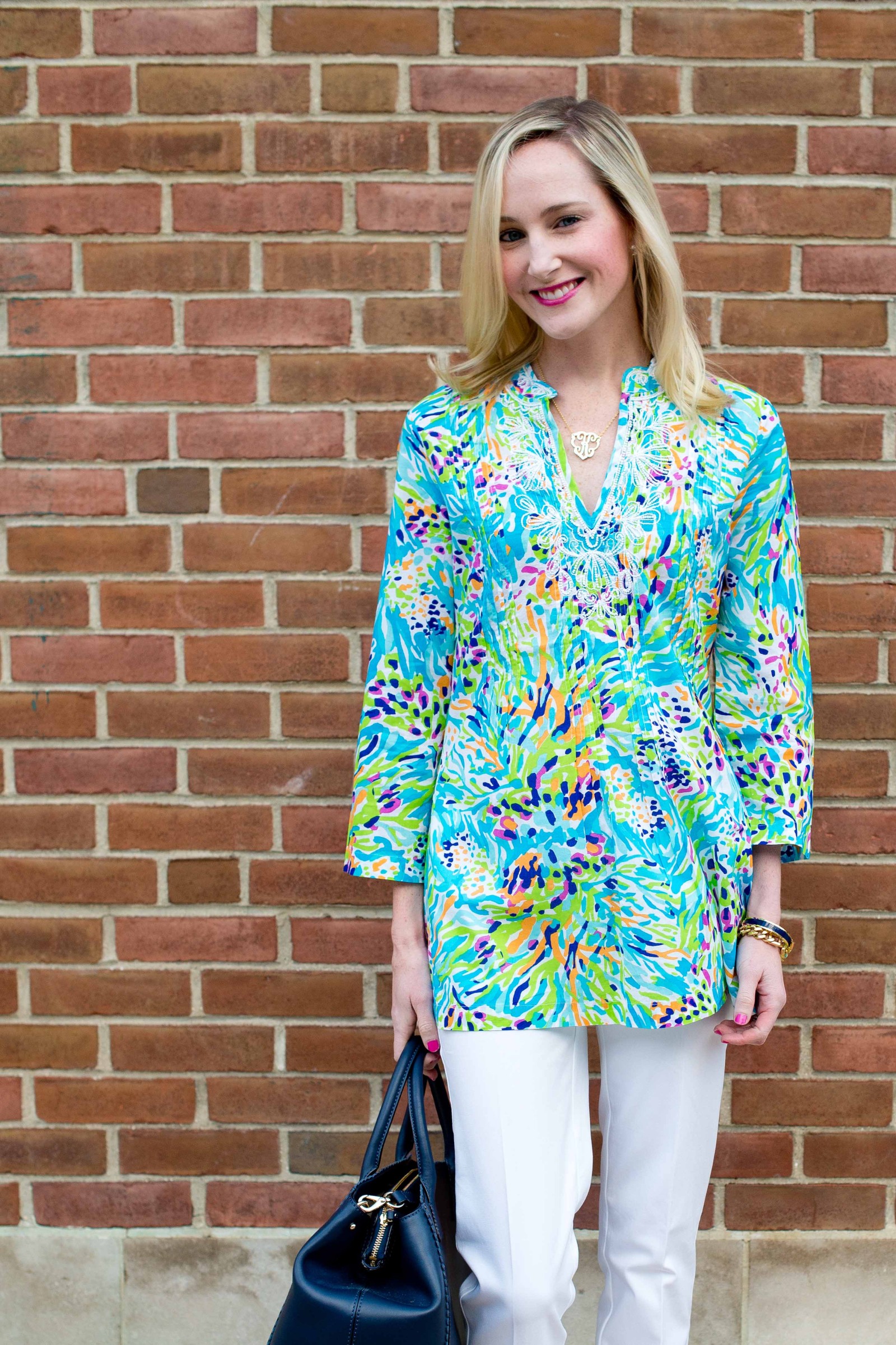 Lilly Pulitzer "Juice Stand" Blog Shoot Look 2 Kelly in the City