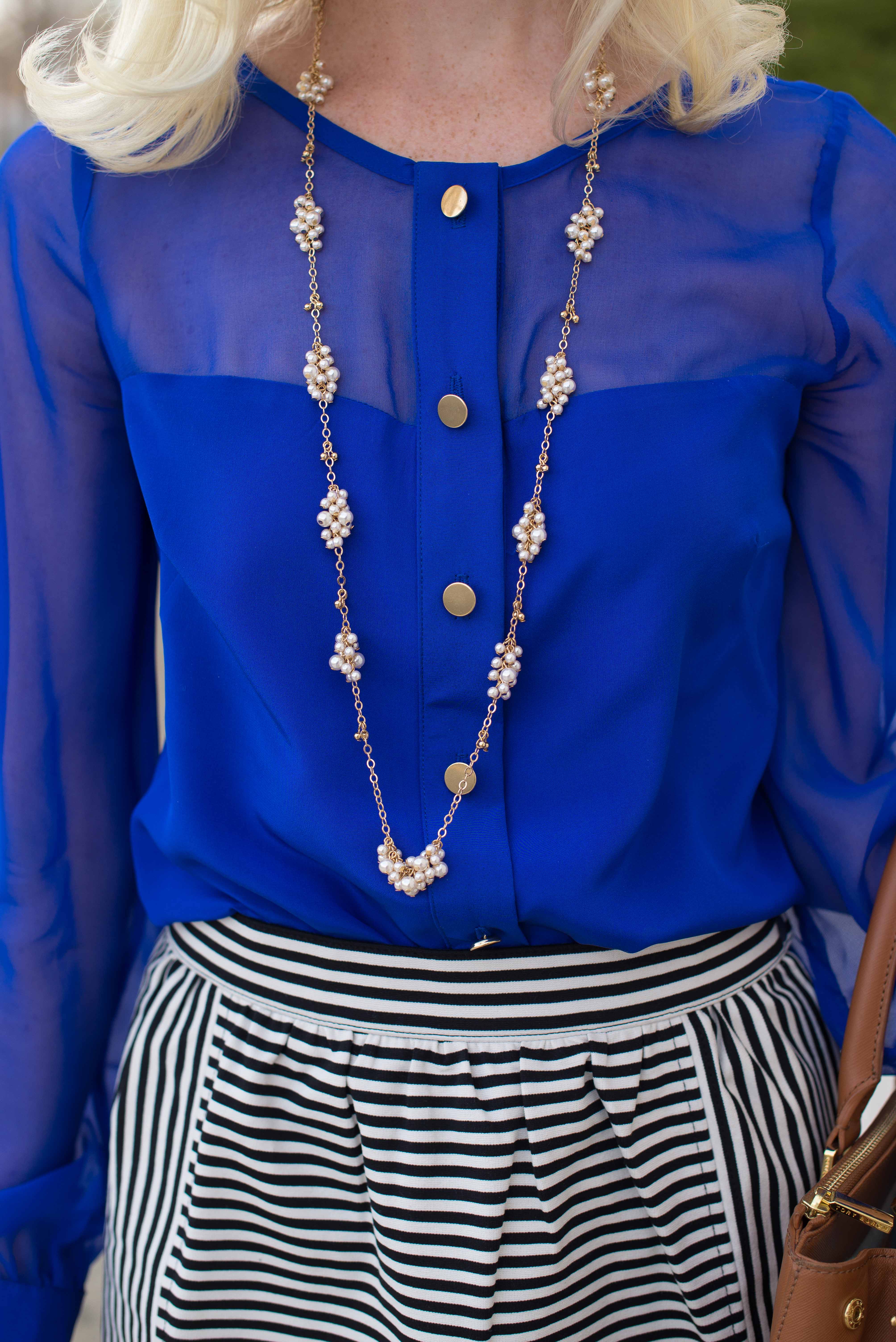 Madewell Ponte Swivel Skirt in Stripe-14