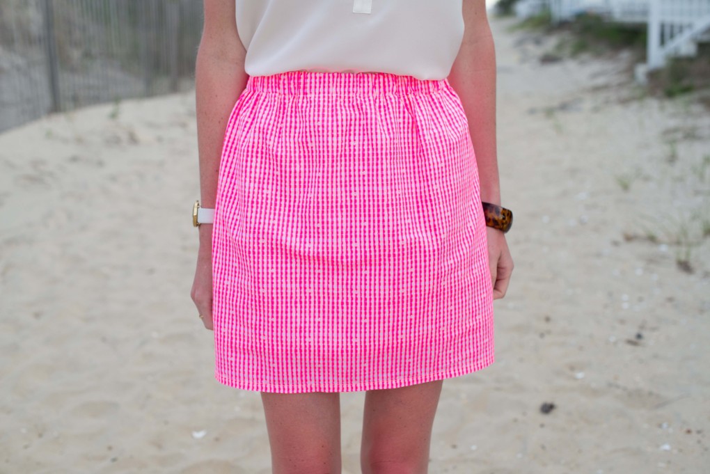 Preppy Pink Shop Skirts on the Shore