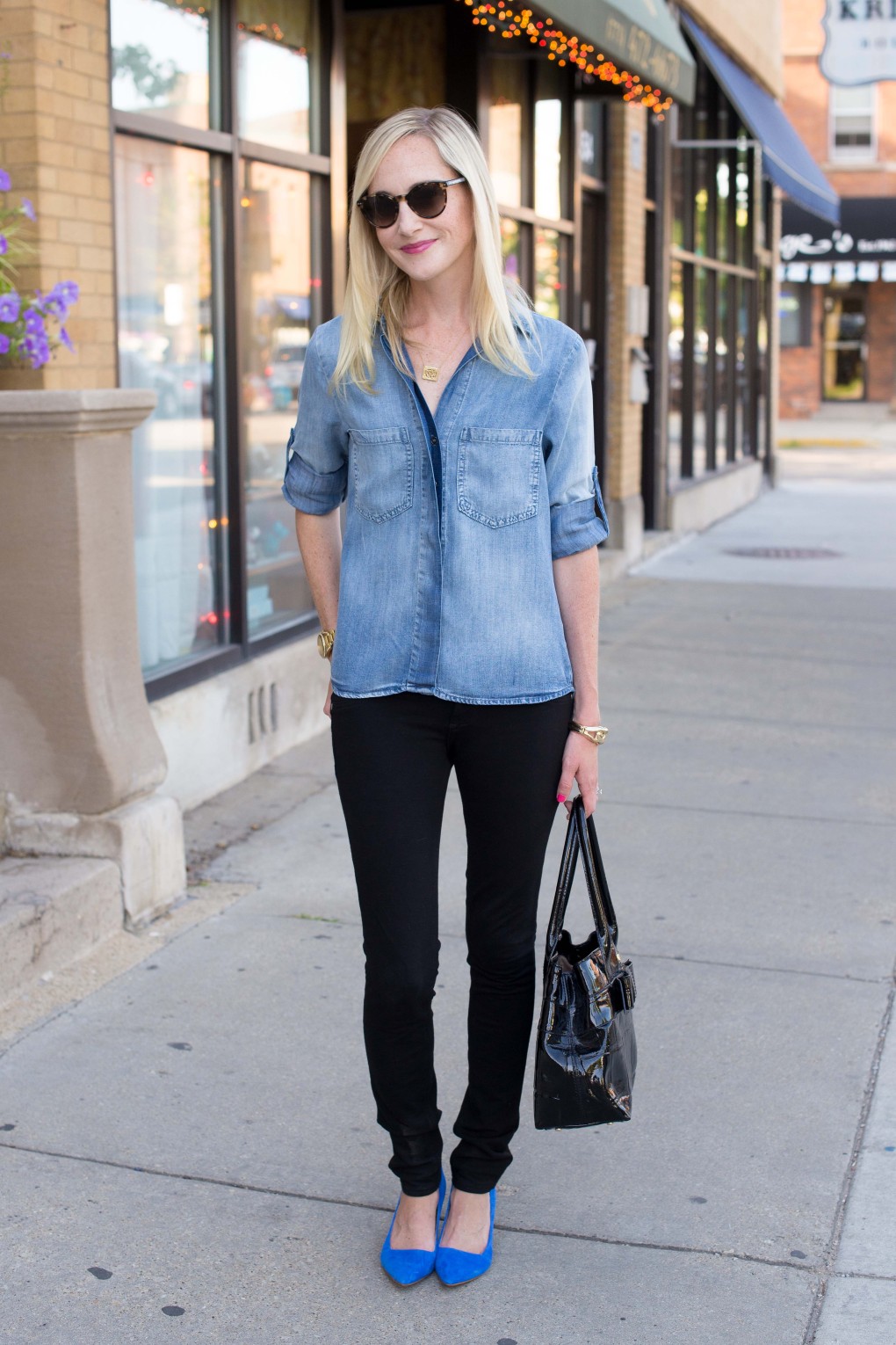 Recreating the Olivia Palermo Chambray Look with Bella Dahl