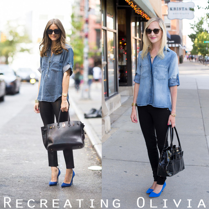 Recreating the Olivia Palermo Chambray Look with Bella Dahl