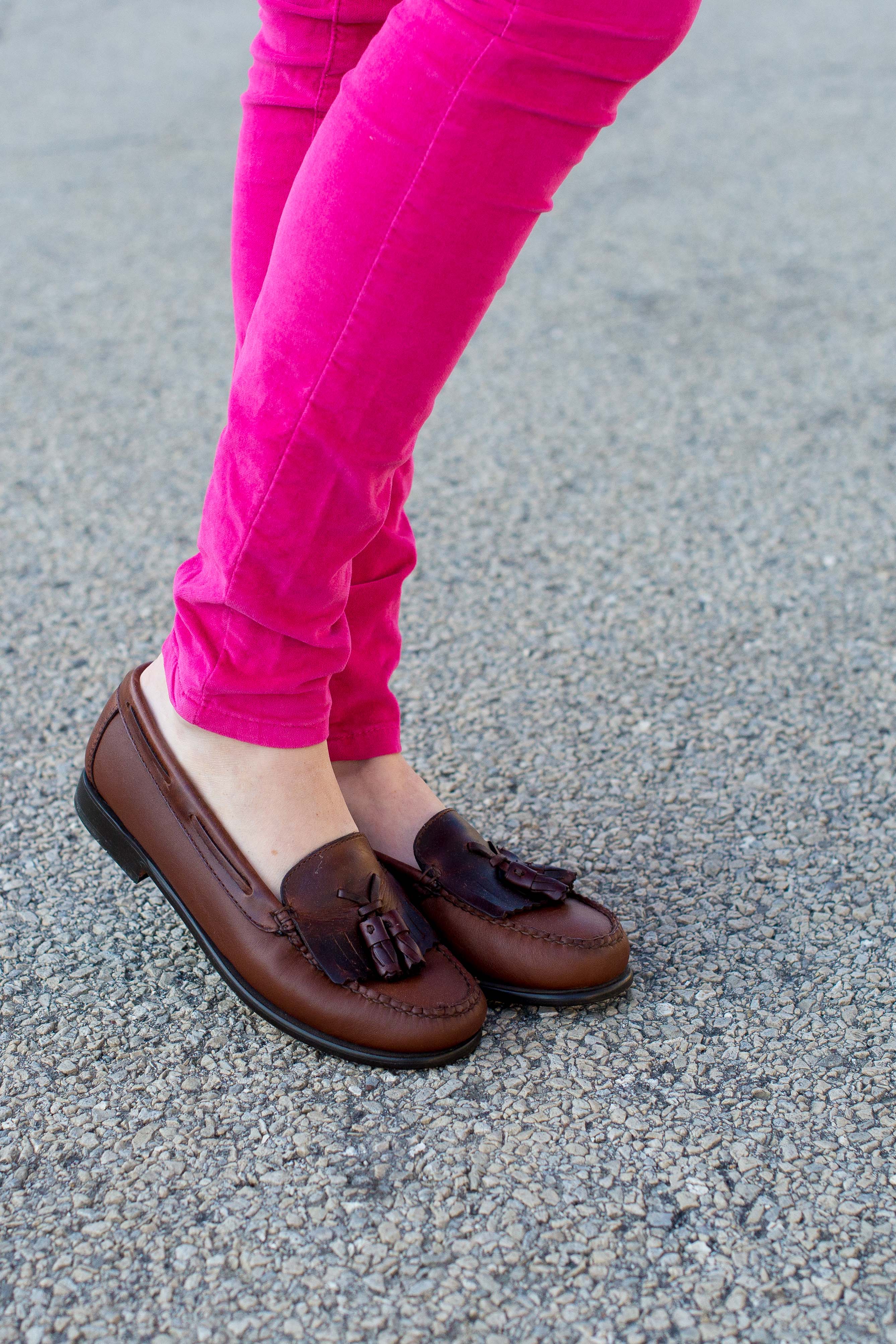 Tassel Loafers - Kelly in the City