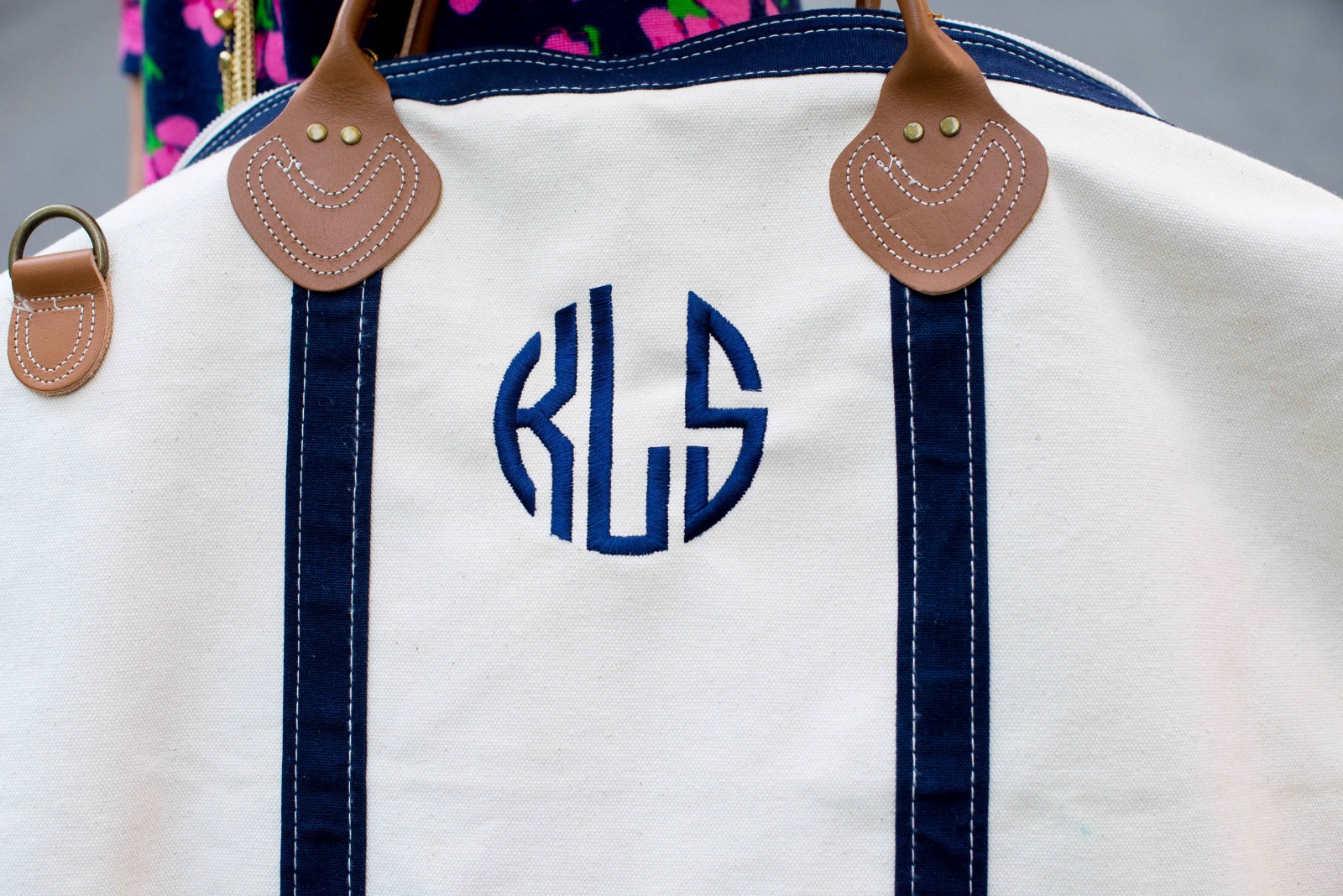 The Monogrammed Duffle Bag
