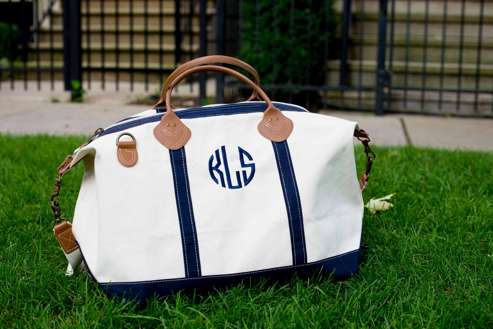 The Monogrammed Duffle Bag