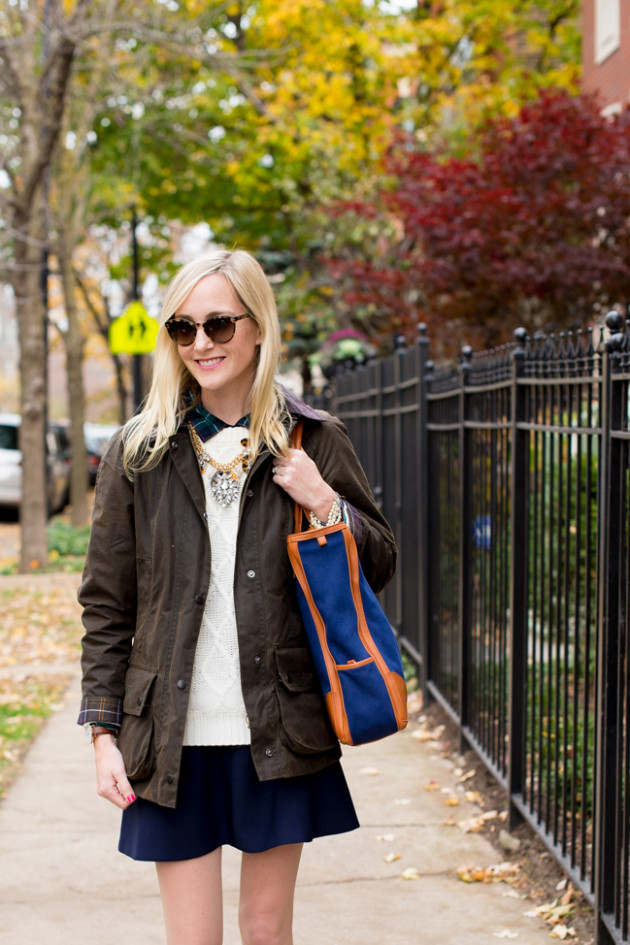 Styling the J.Crew Fluted Skirt for the Fall