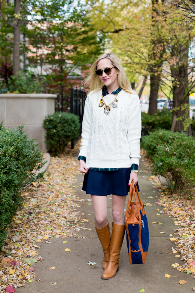 Styling the J.Crew Fluted Skirt for the Fall