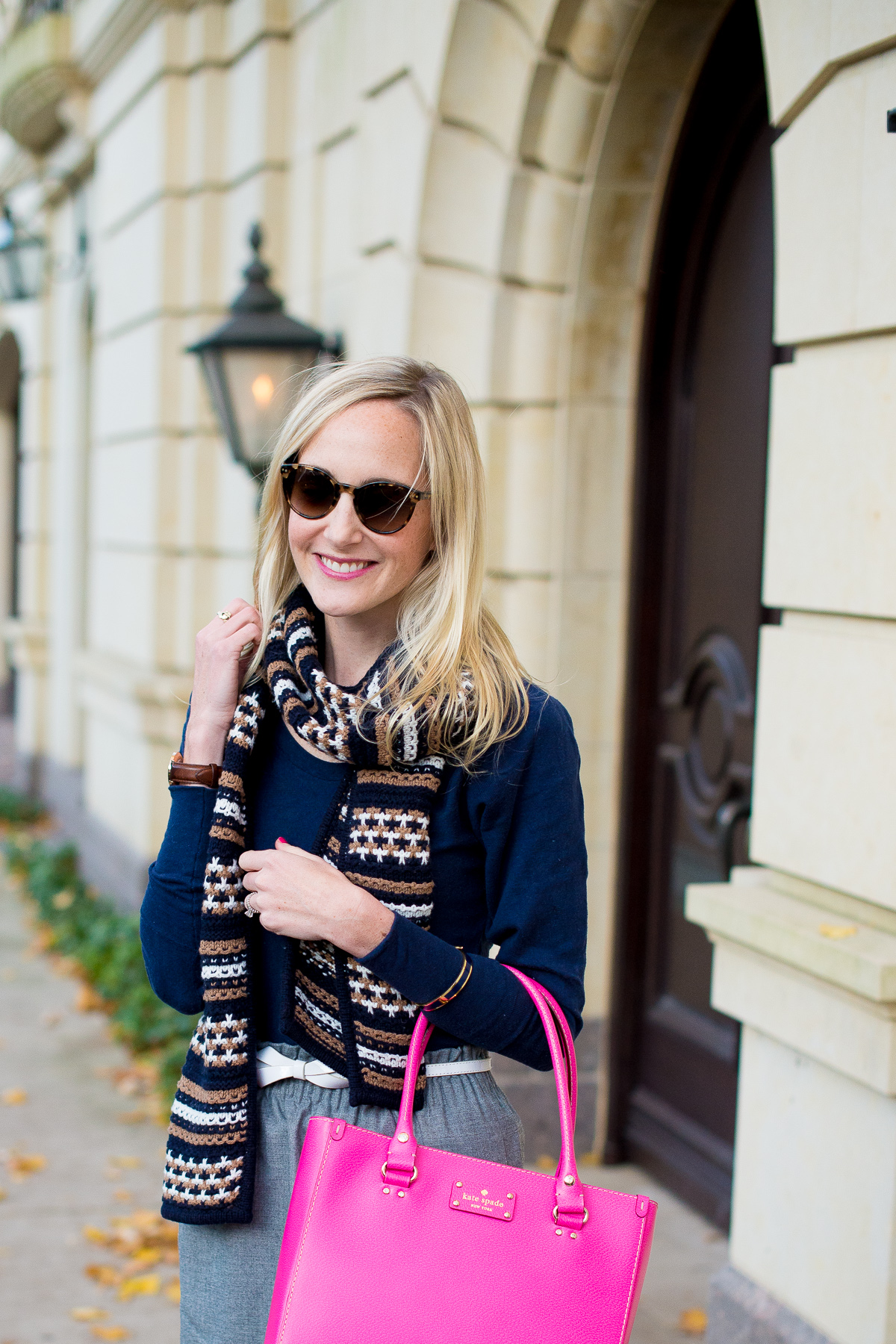 kate spade flapper pink bag