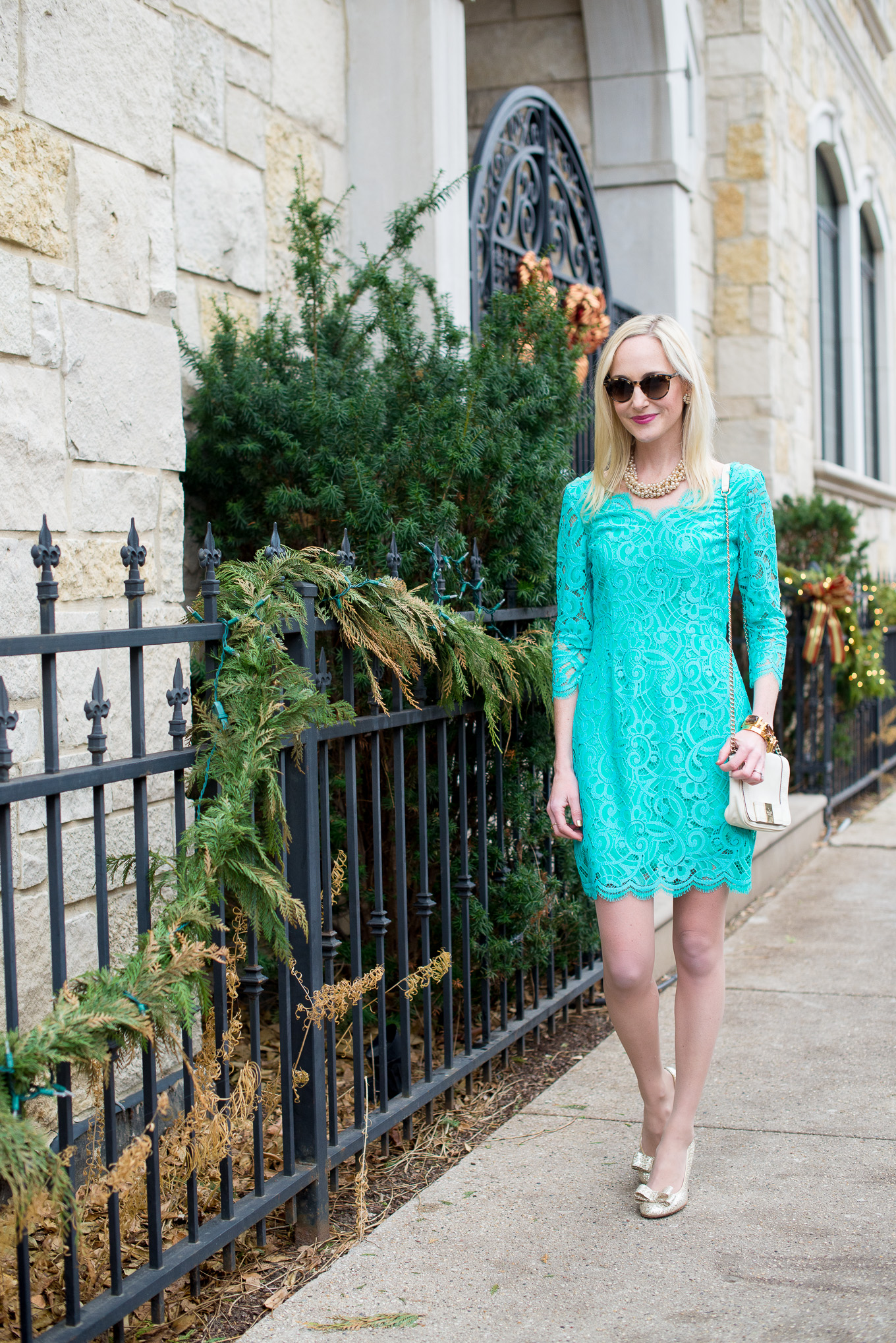 Lilly pulitzer shop green lace dress