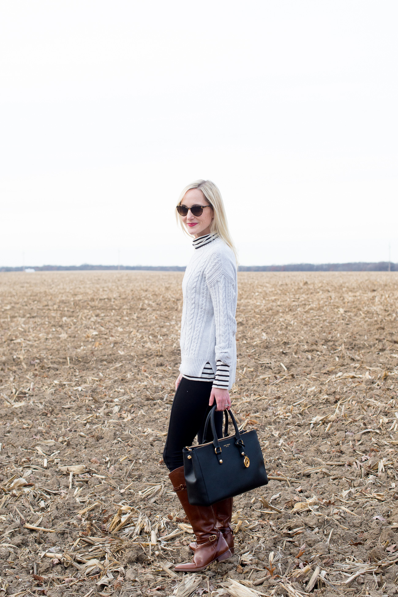 How to Wear a Striped Turtleneck - Kelly in the City