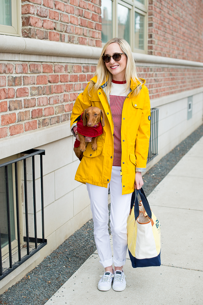 barbour trevose jacket yellow