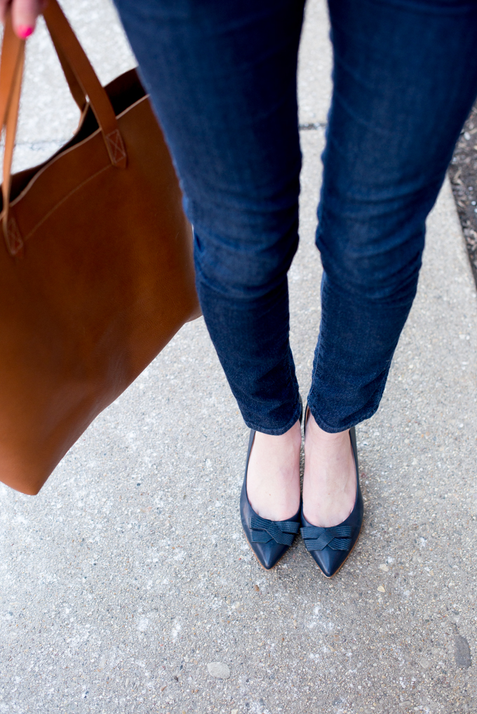 Navy tweed blazer-17