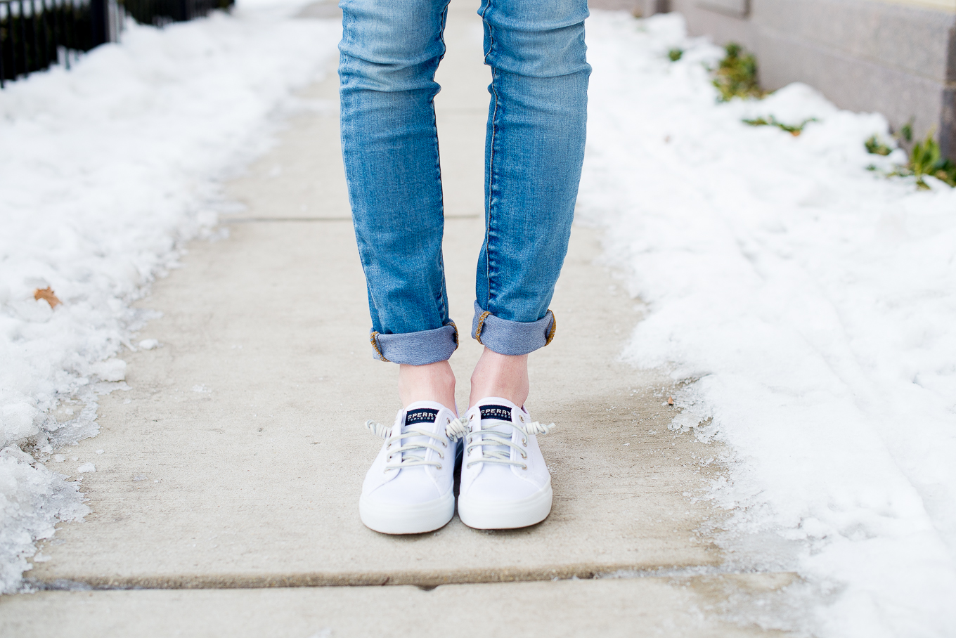 The Perfect White Sneakers