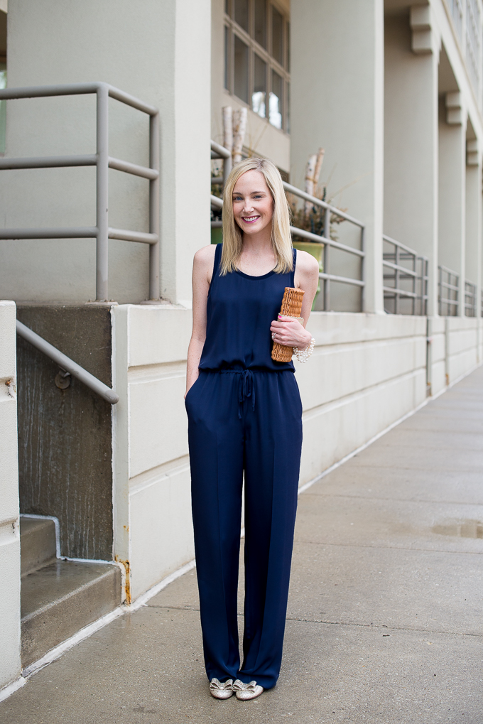 Navy Jumpsuit