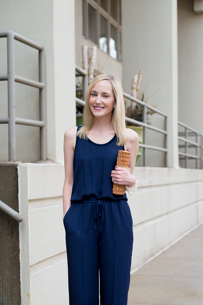 Navy Jumpsuit