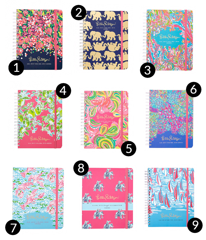 Lilly Pulitzer Agendas 2015