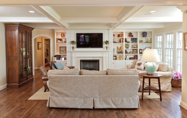 preppy living room