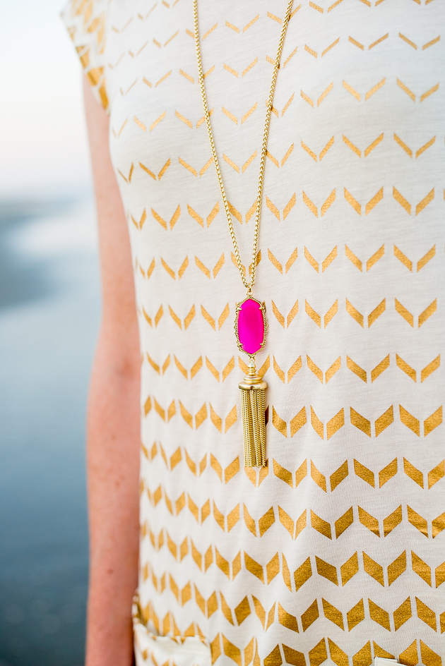 Kendra Scott Pink Necklace-8