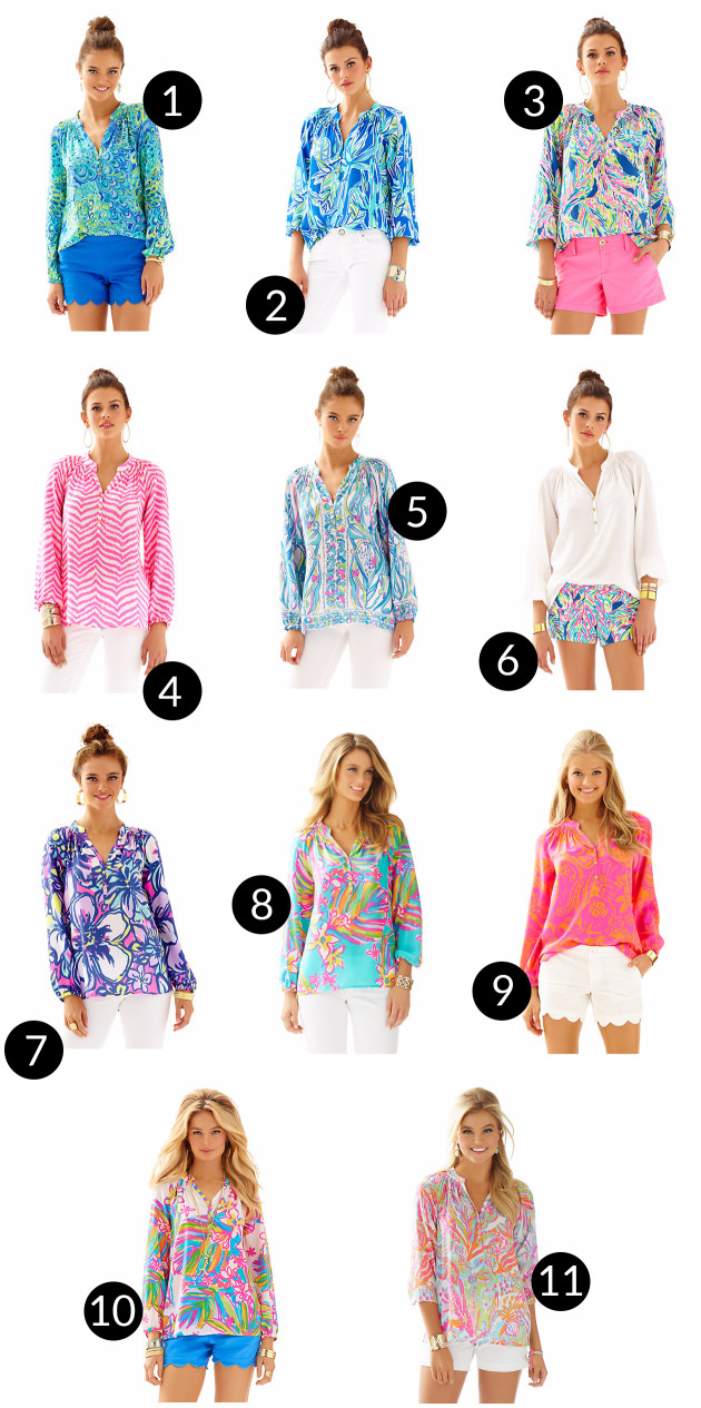 Haut Lilly Pulitzer Elsa En Blue Crush Bamboom - Taille XXS - Neuf Avec étiquettes