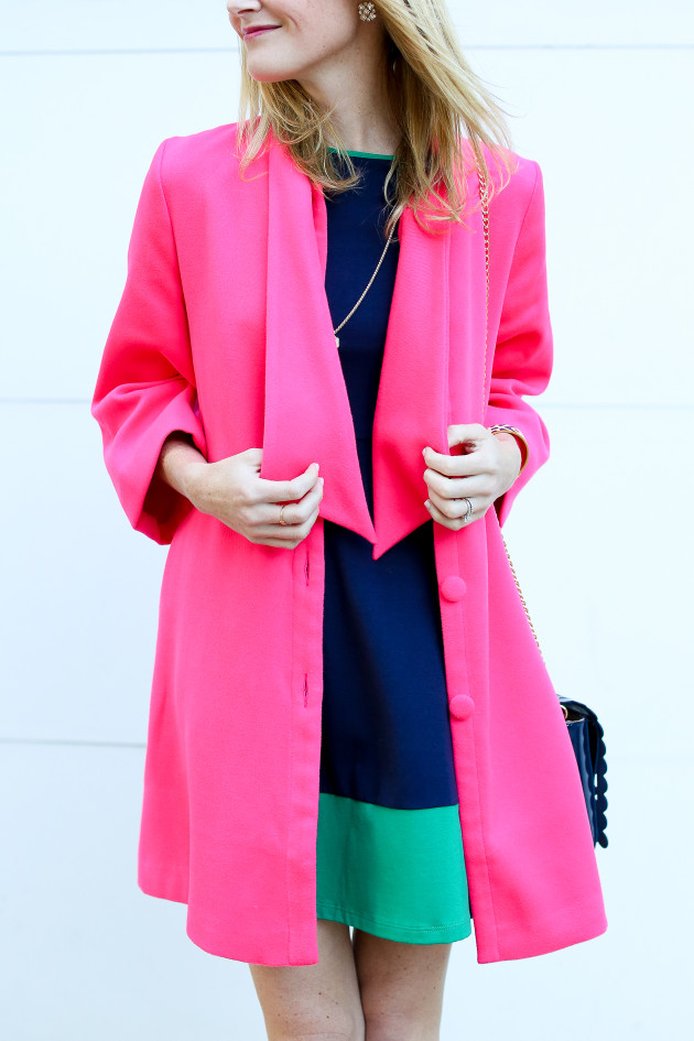 Pink Bow Coat