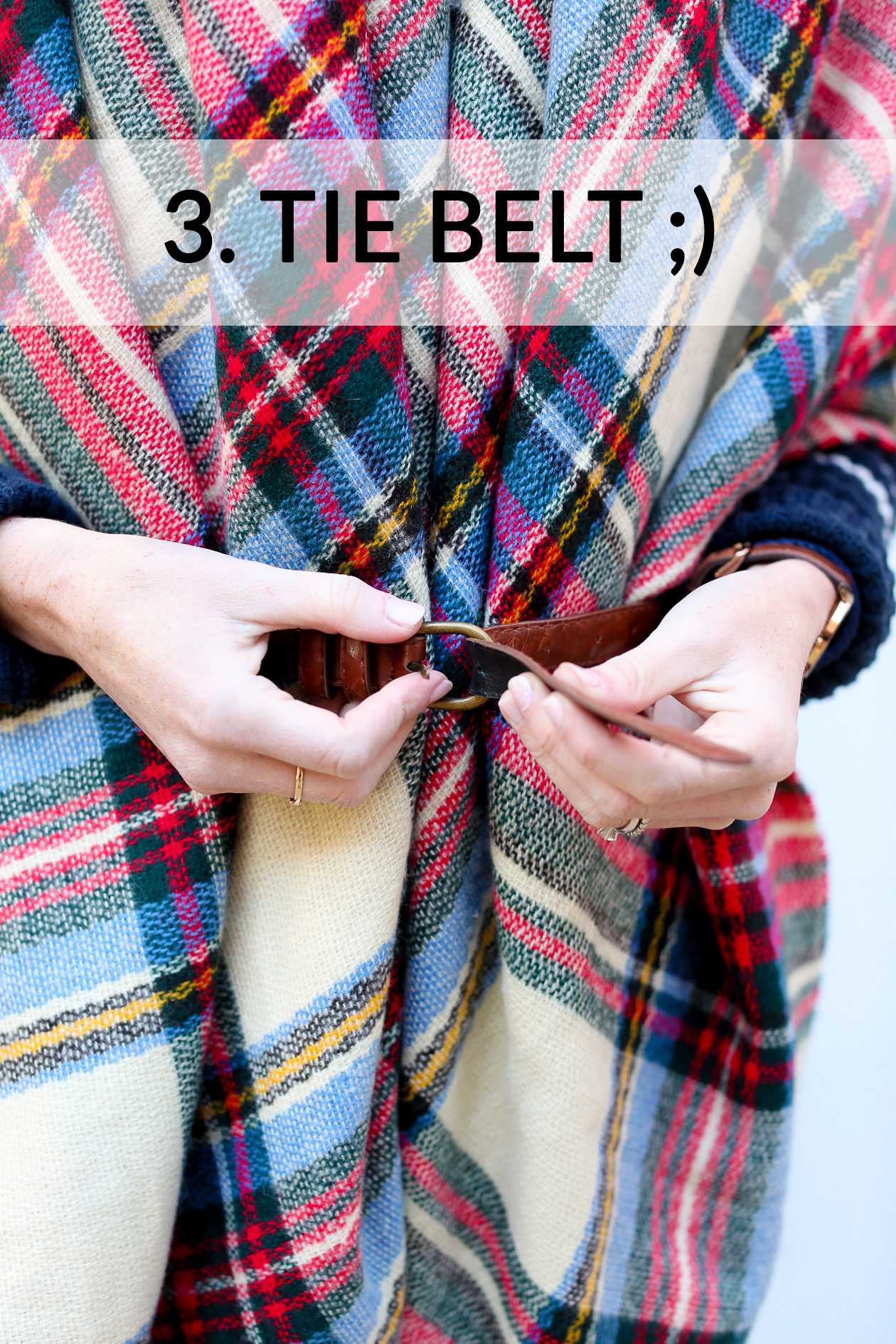 How to Tie a Blanket Scarf