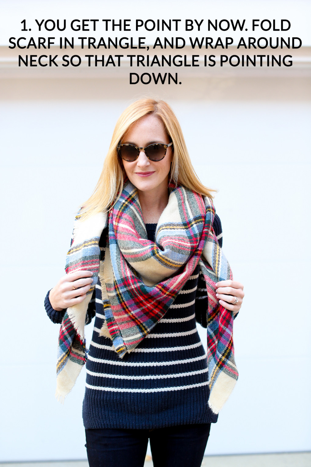 How to Tie a Blanket Scarf