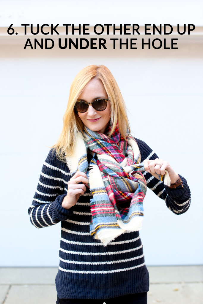 How to Tie a Blanket Scarf