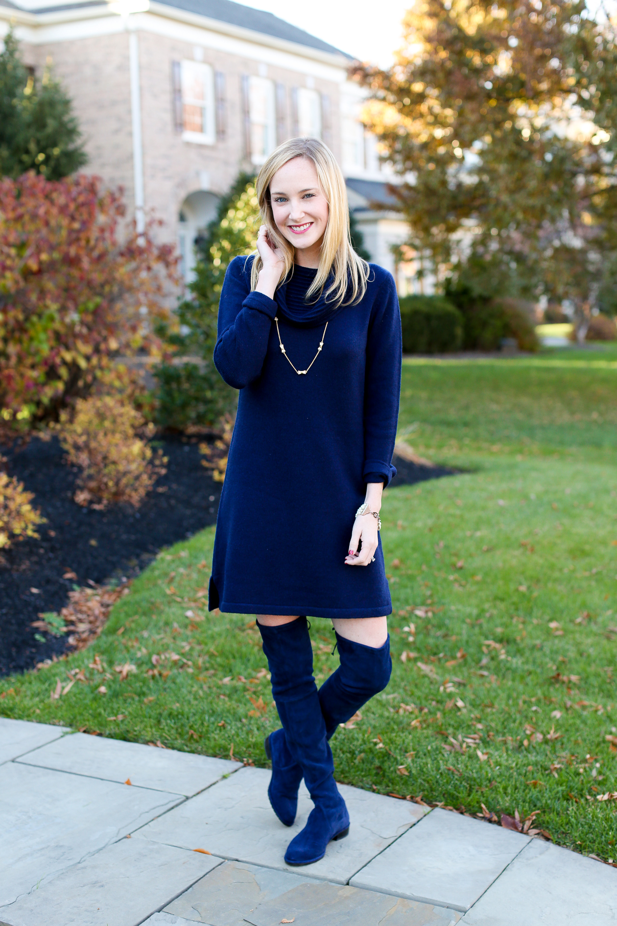 navy stuart weitzman boots