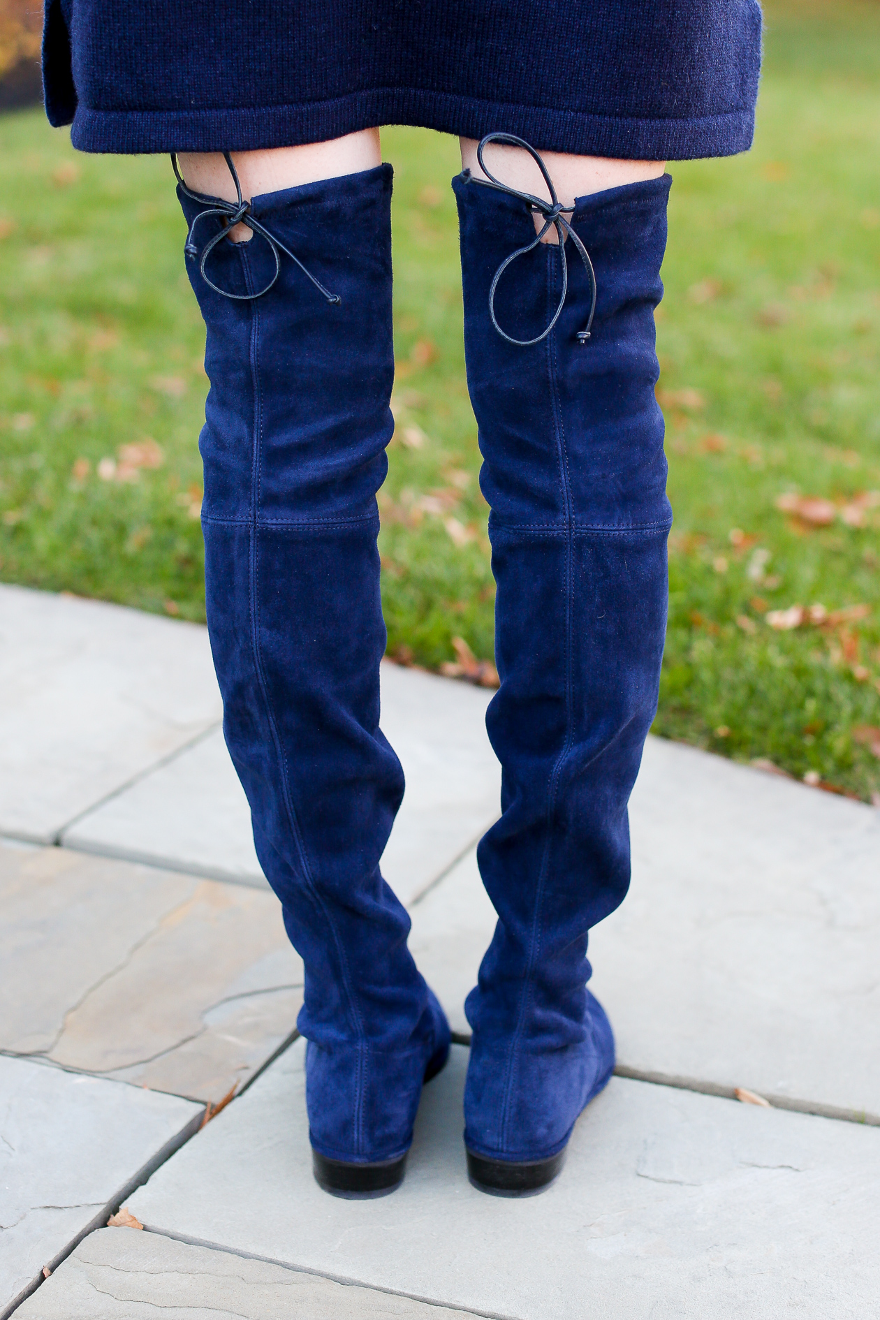 Stuart Weitzman Navy Lowland Boots-72