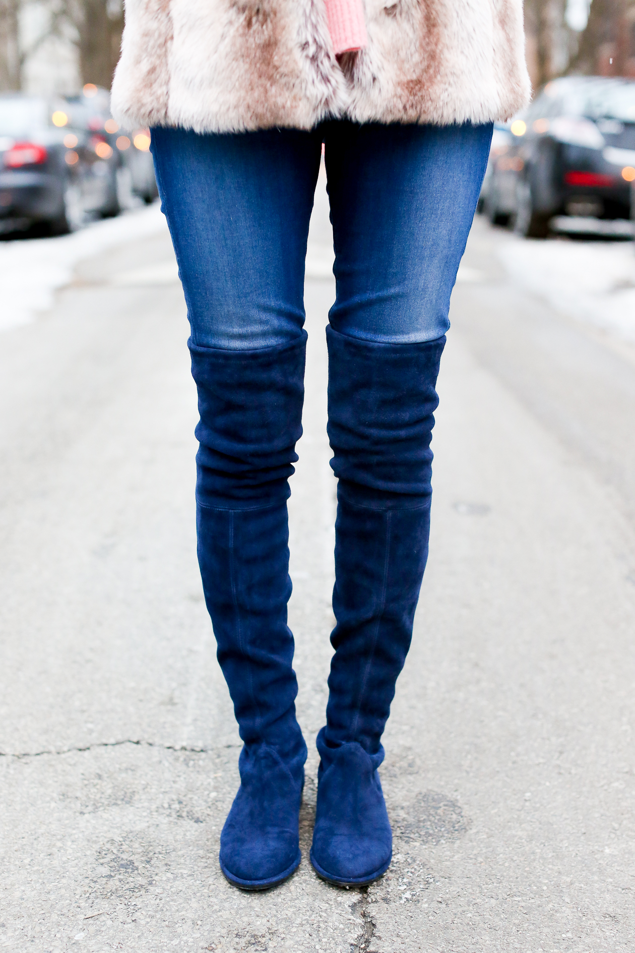 navy stuart weitzman boots