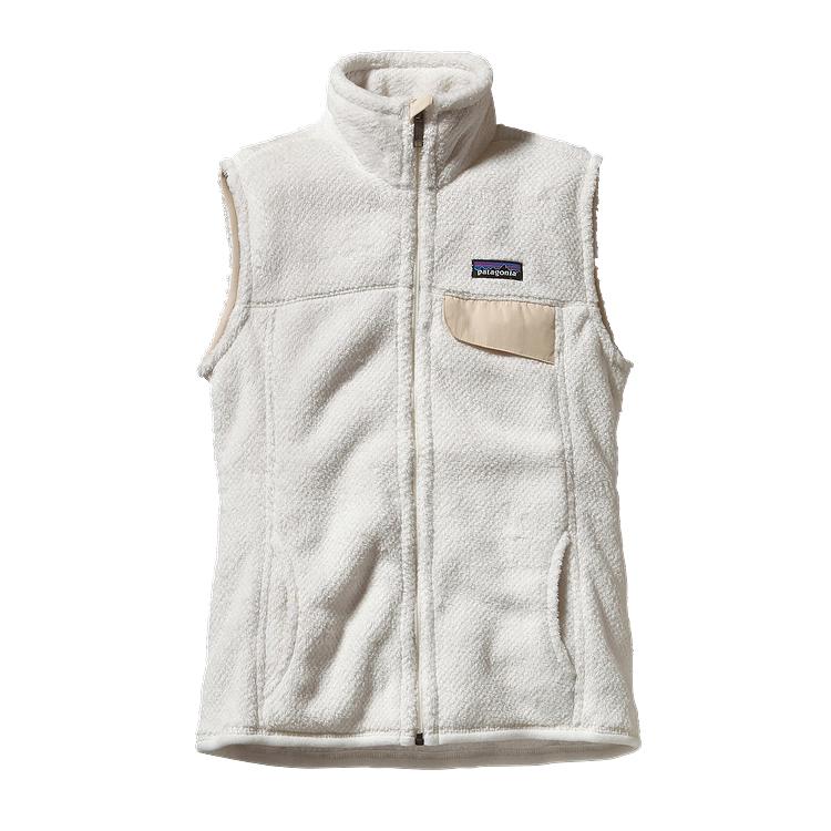 Patagonia white hot sale fuzzy vest