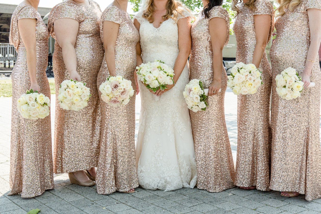 sequin bridesmaid dress