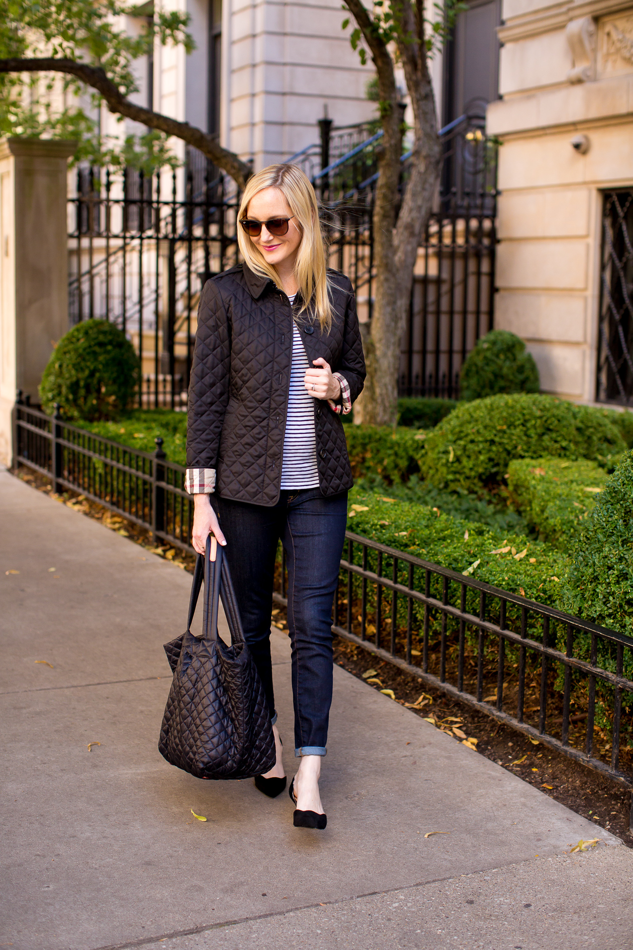 The Classic Burberry Jacket - Kelly in the City