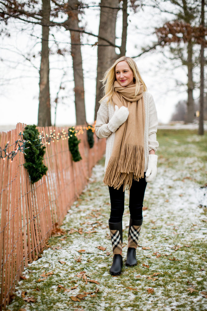 clemence rain boot burberry