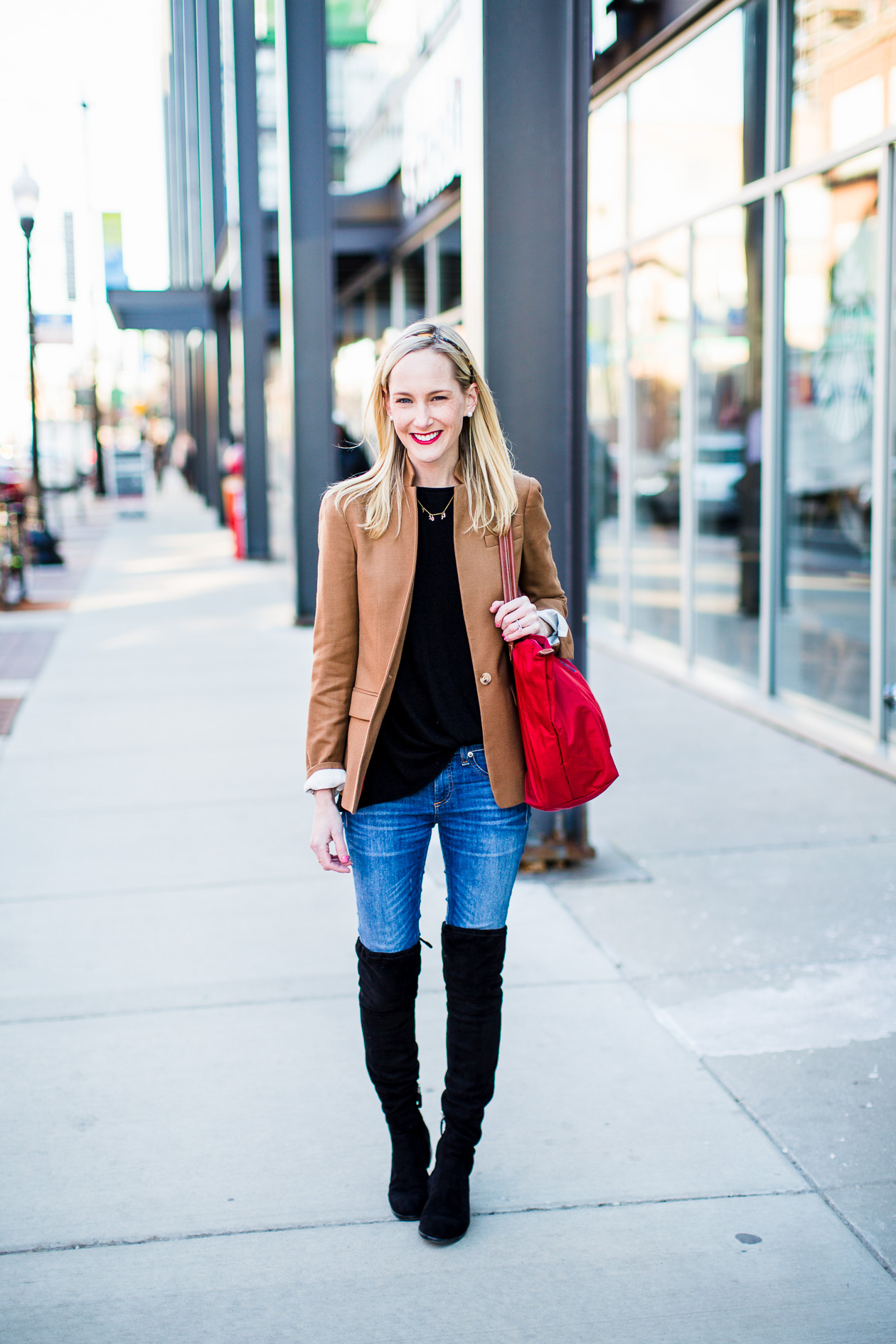 Six Sweater Blazer Outfits, J.Crew Sweater Blazer Outfit