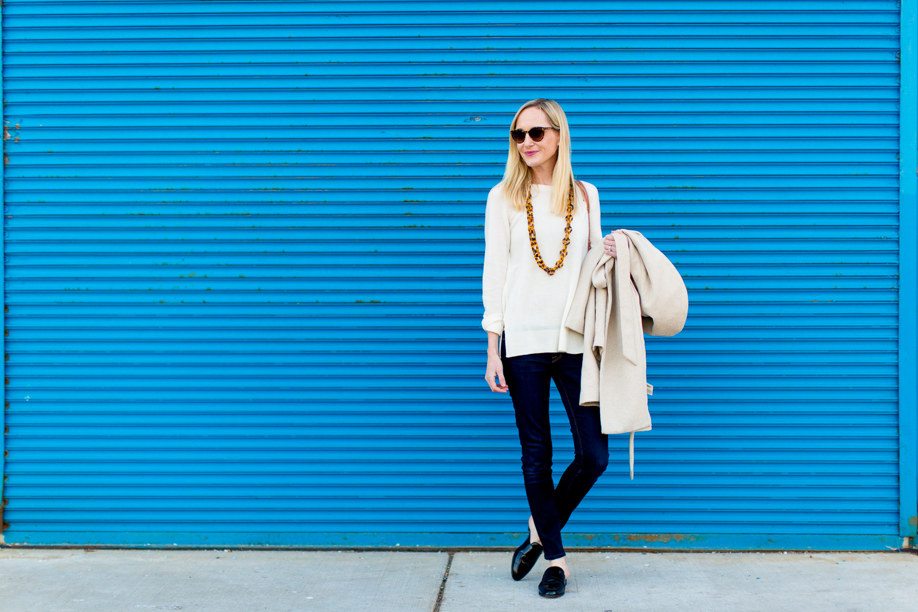 Louise et Cie Black Leather Shoulder Bag