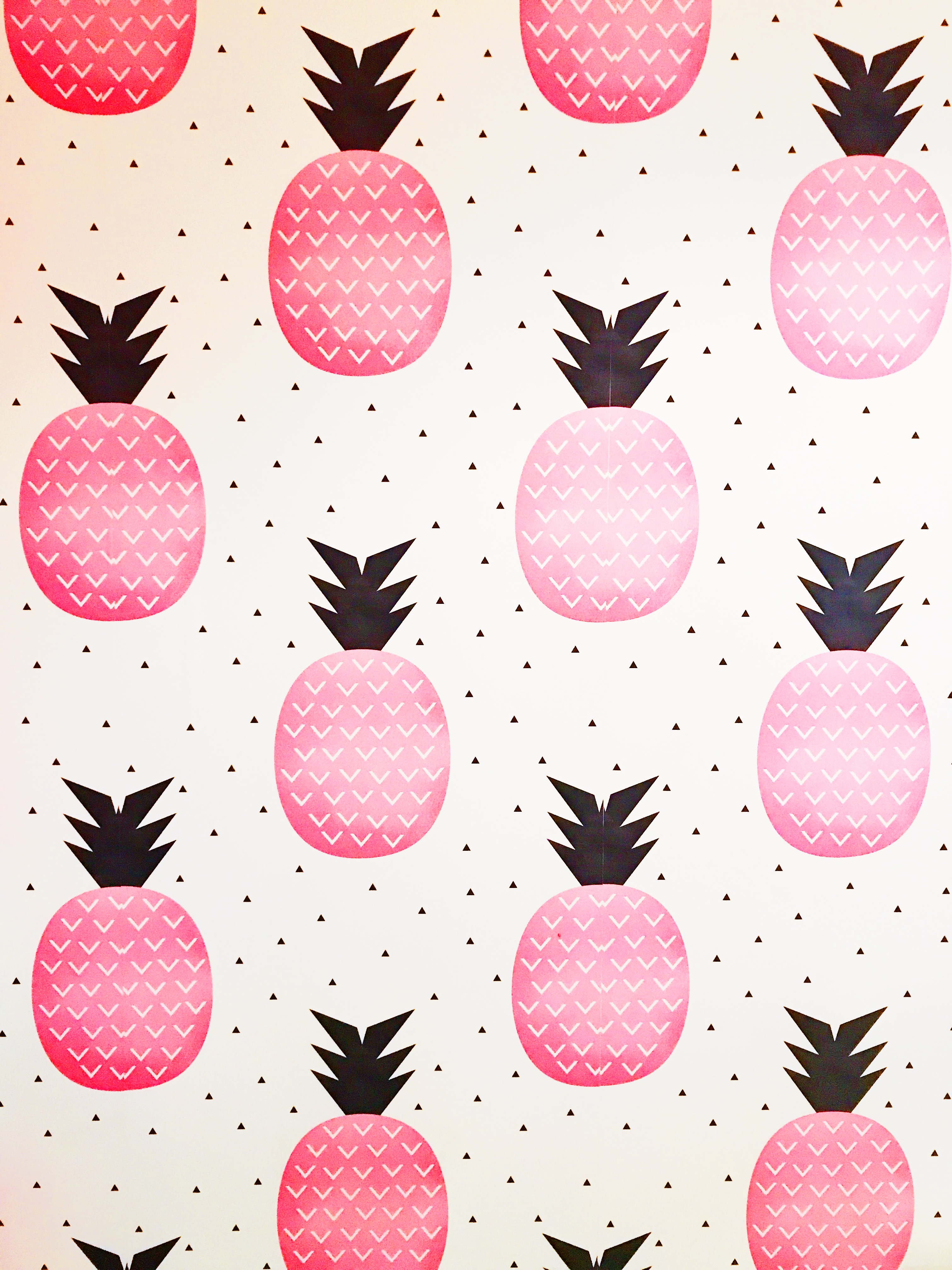 Wallpaper in the bathroom of Jeni's/Foxtrot on Armitage. SO CUTE, right?!