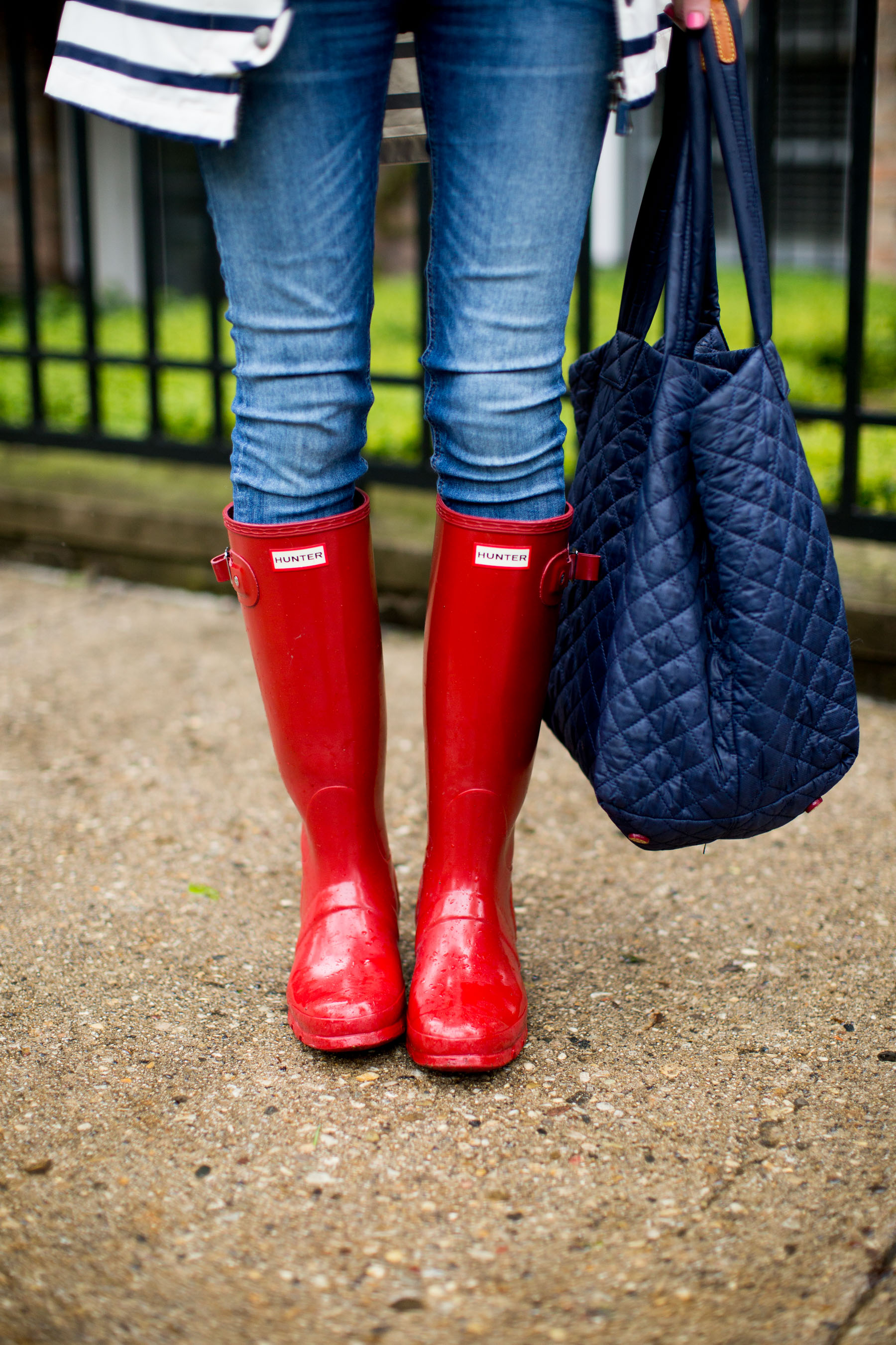 Red Hunter Boots